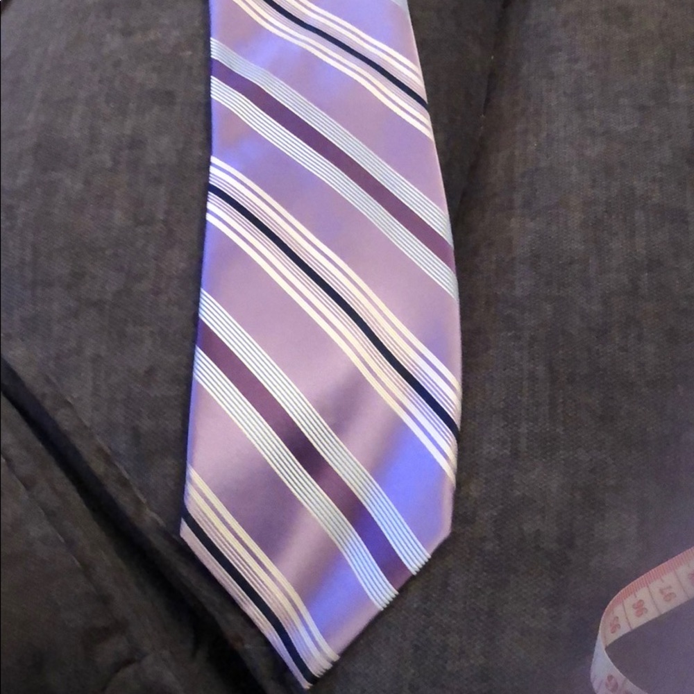 Jones New York Purple Striped Tie